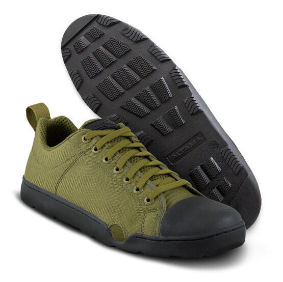 Altama Maritime Boot - Low in OD green features drain ports